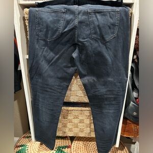 Banana Republic men’s athletic tapered dark wash denim jeans, size 34x30